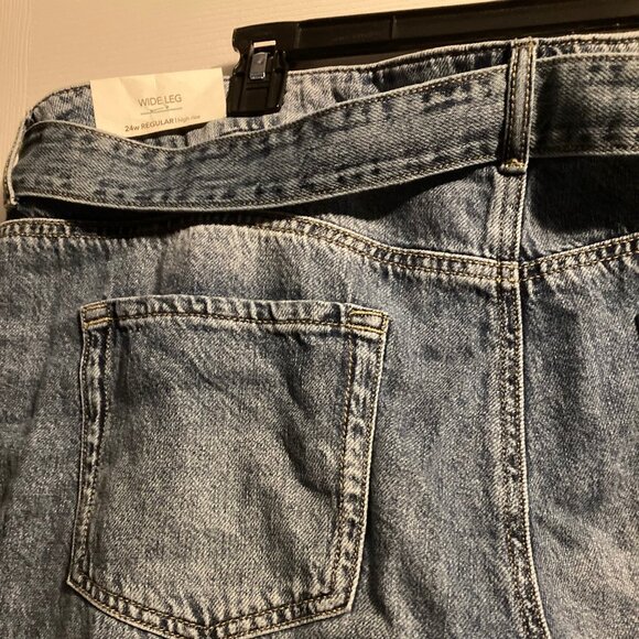 M Jeans By Maurices High Rise Wide Leg 24W Regular - Picture 5 of 5